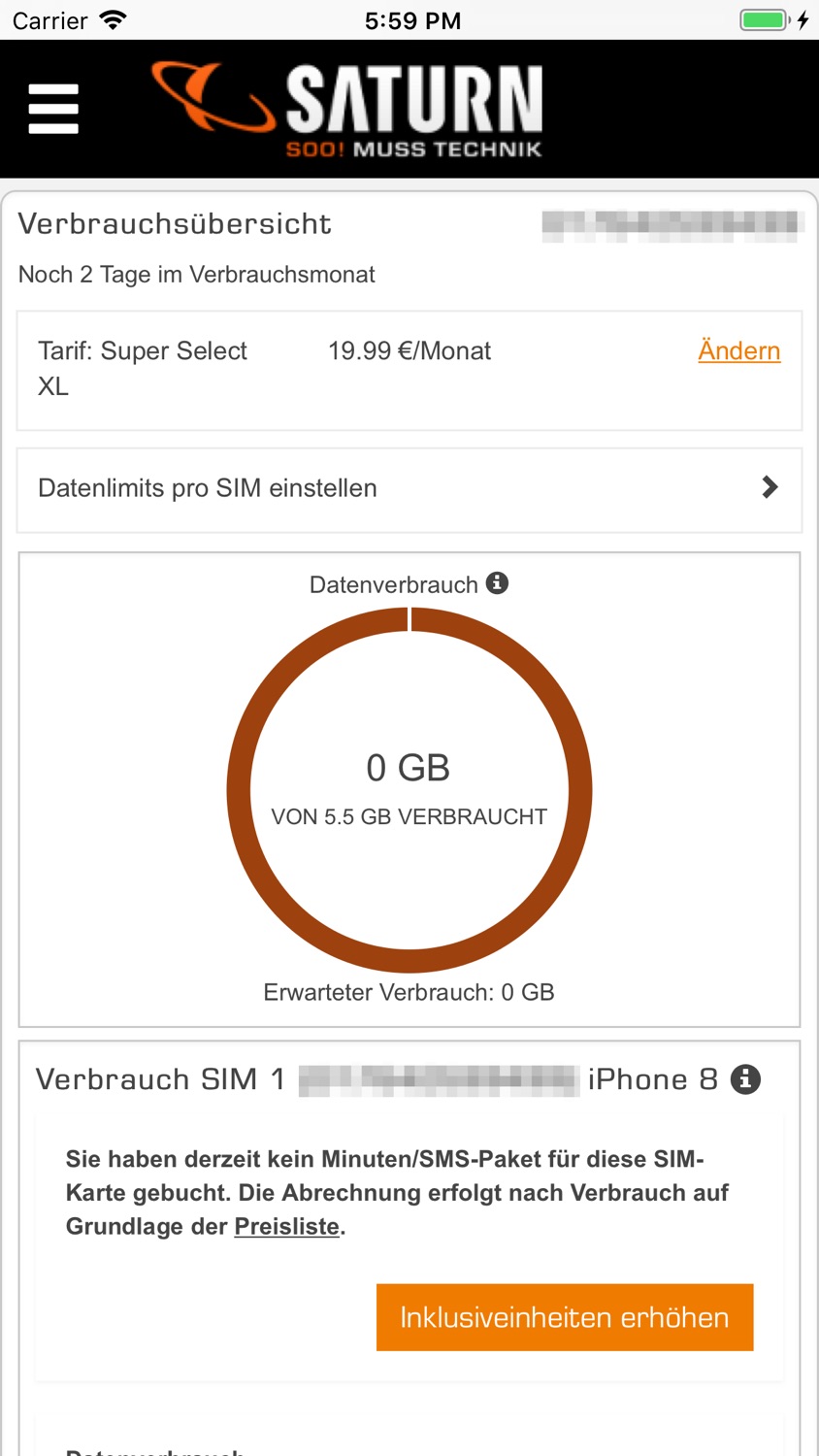 iPhone screenshot