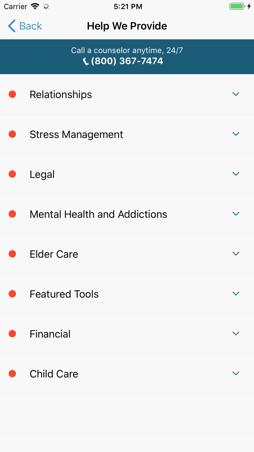 iPhone screenshot