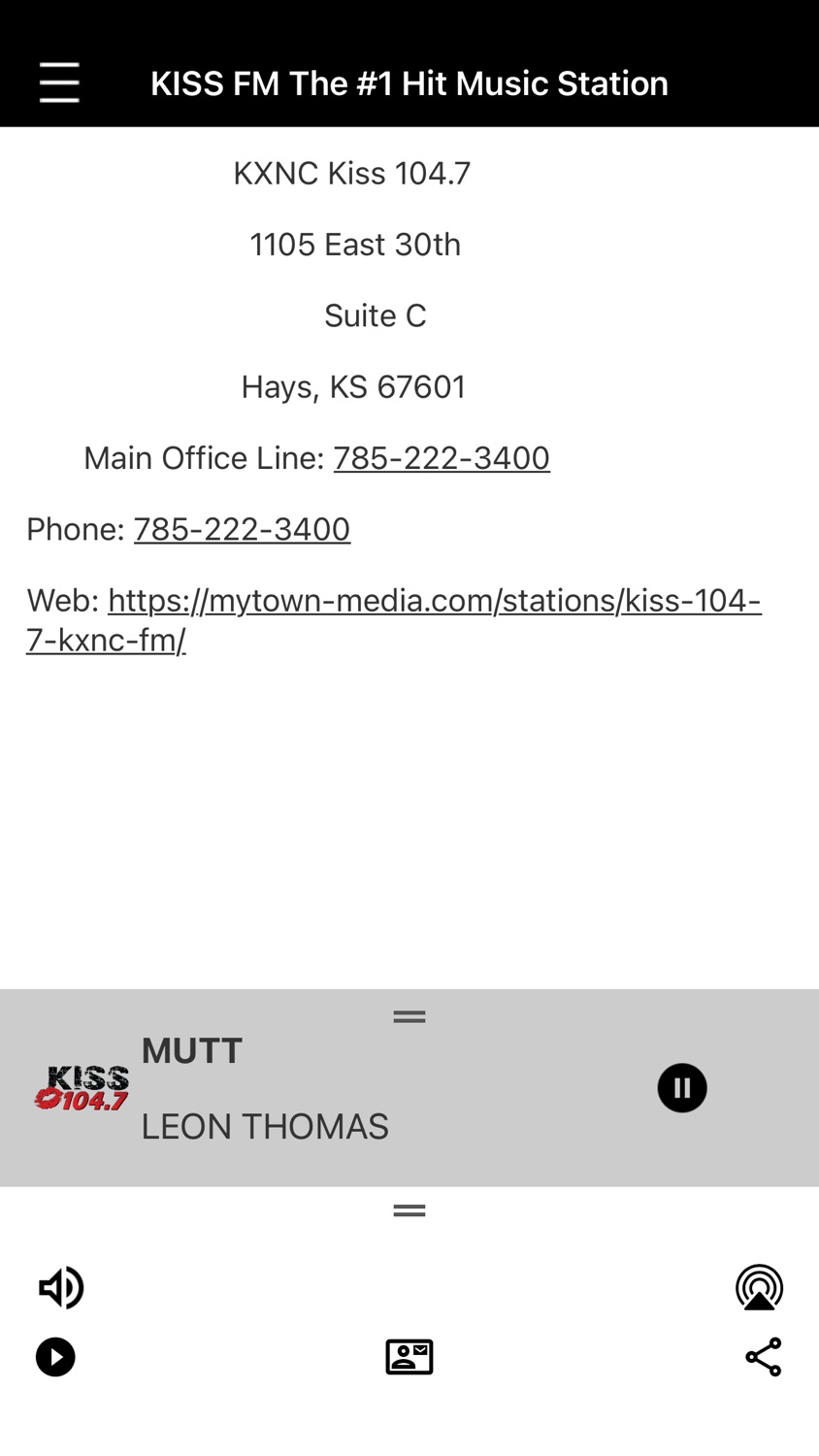 iPhone screenshot