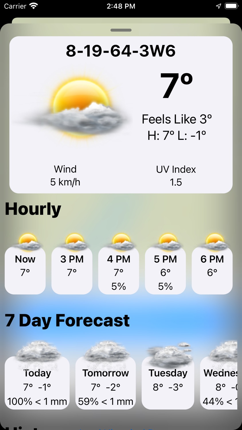 iPhone screenshot