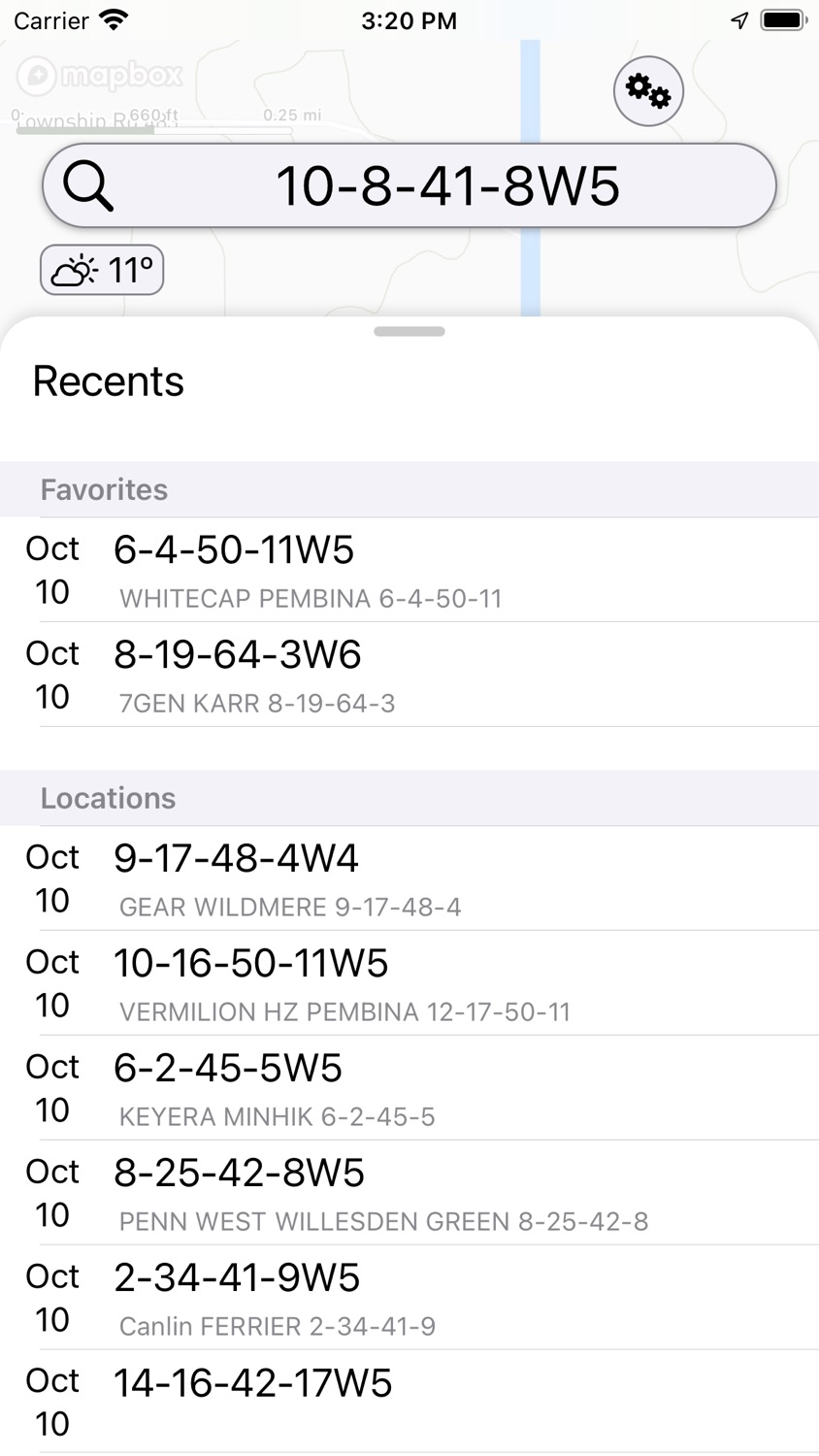 iPhone screenshot