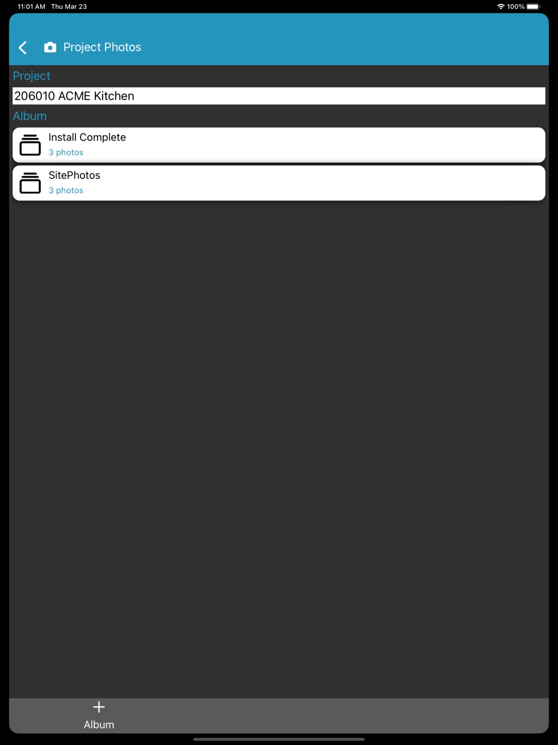 iPad screenshot
