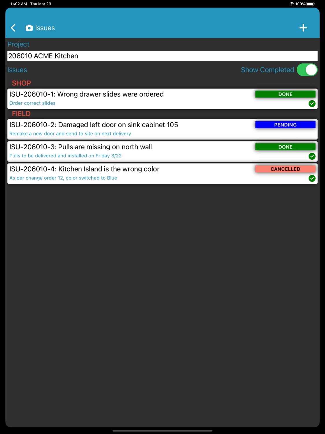 iPad screenshot