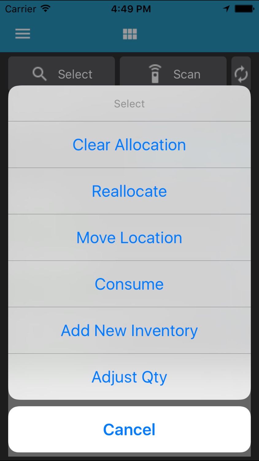 iPhone screenshot