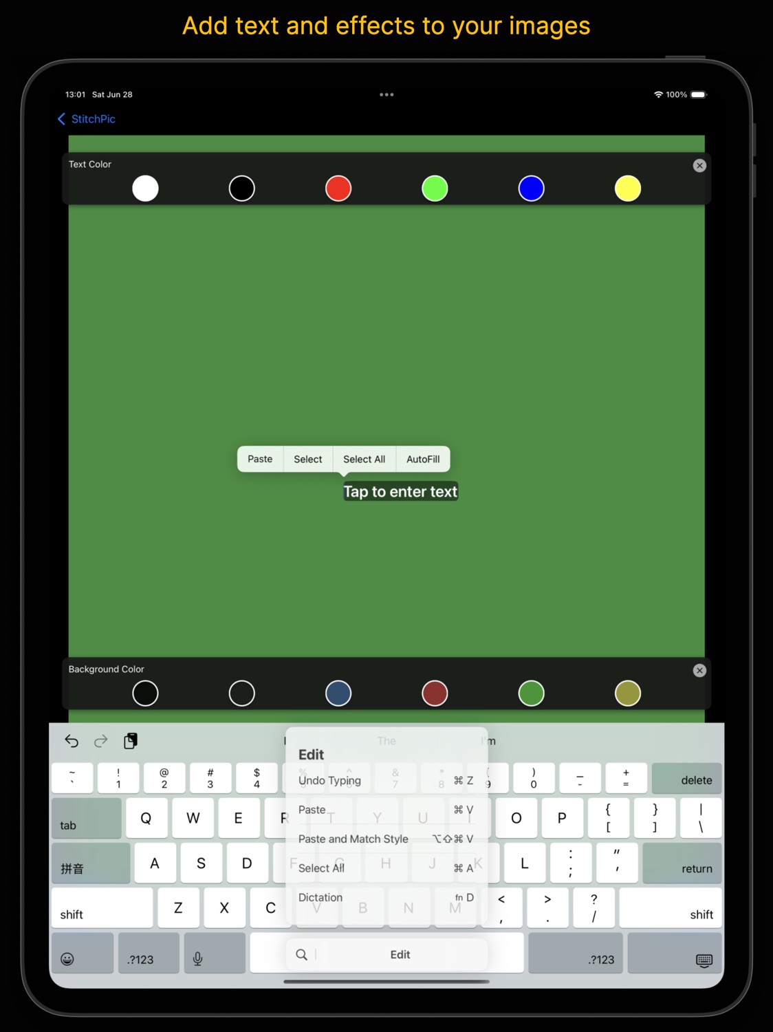 iPad screenshot