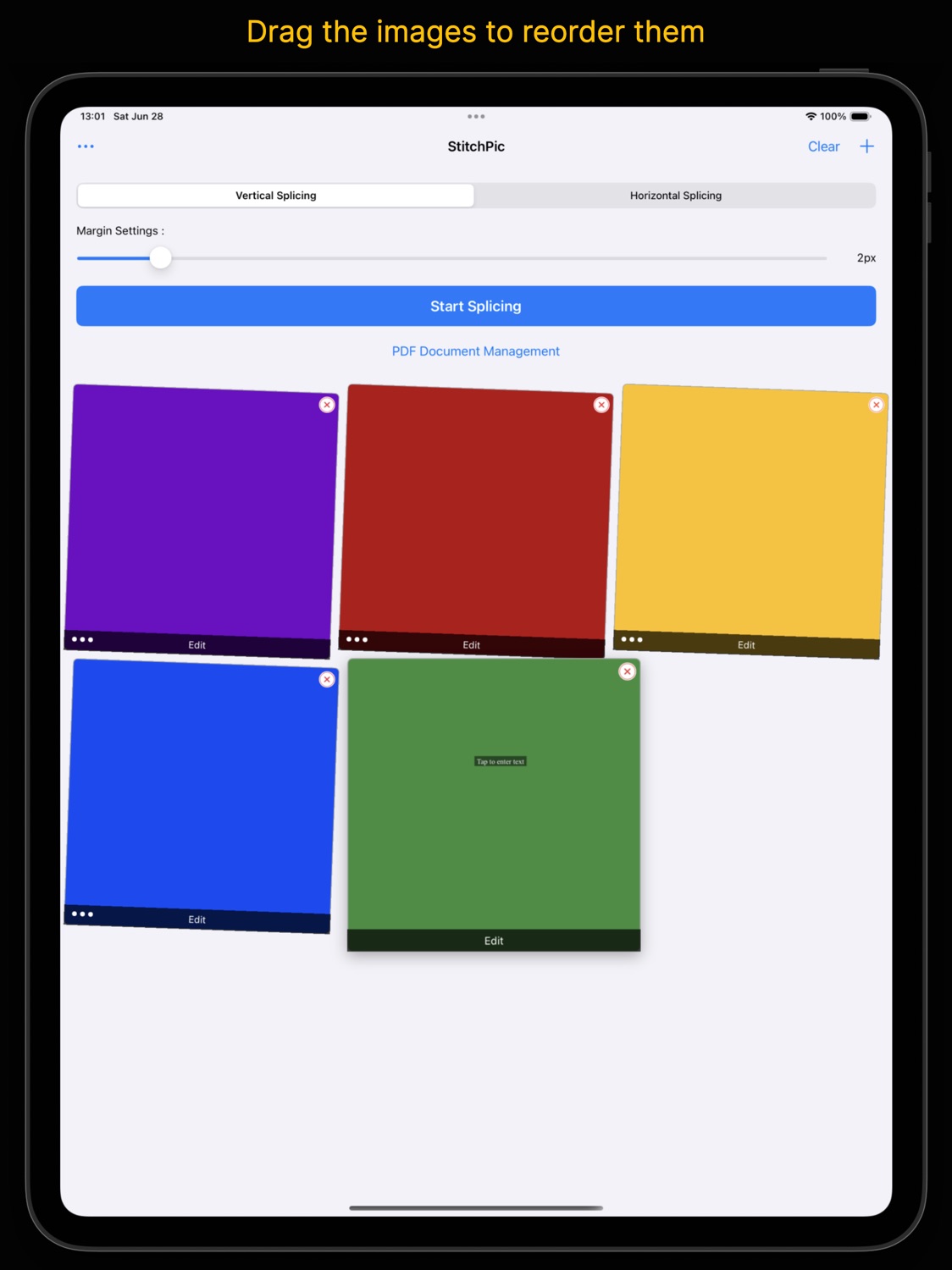 iPad screenshot
