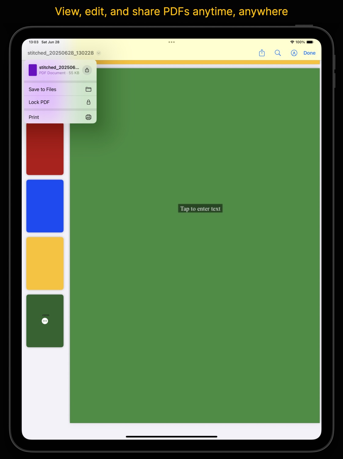 iPad screenshot