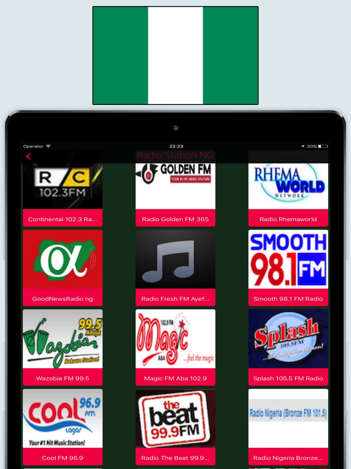 iPad screenshot