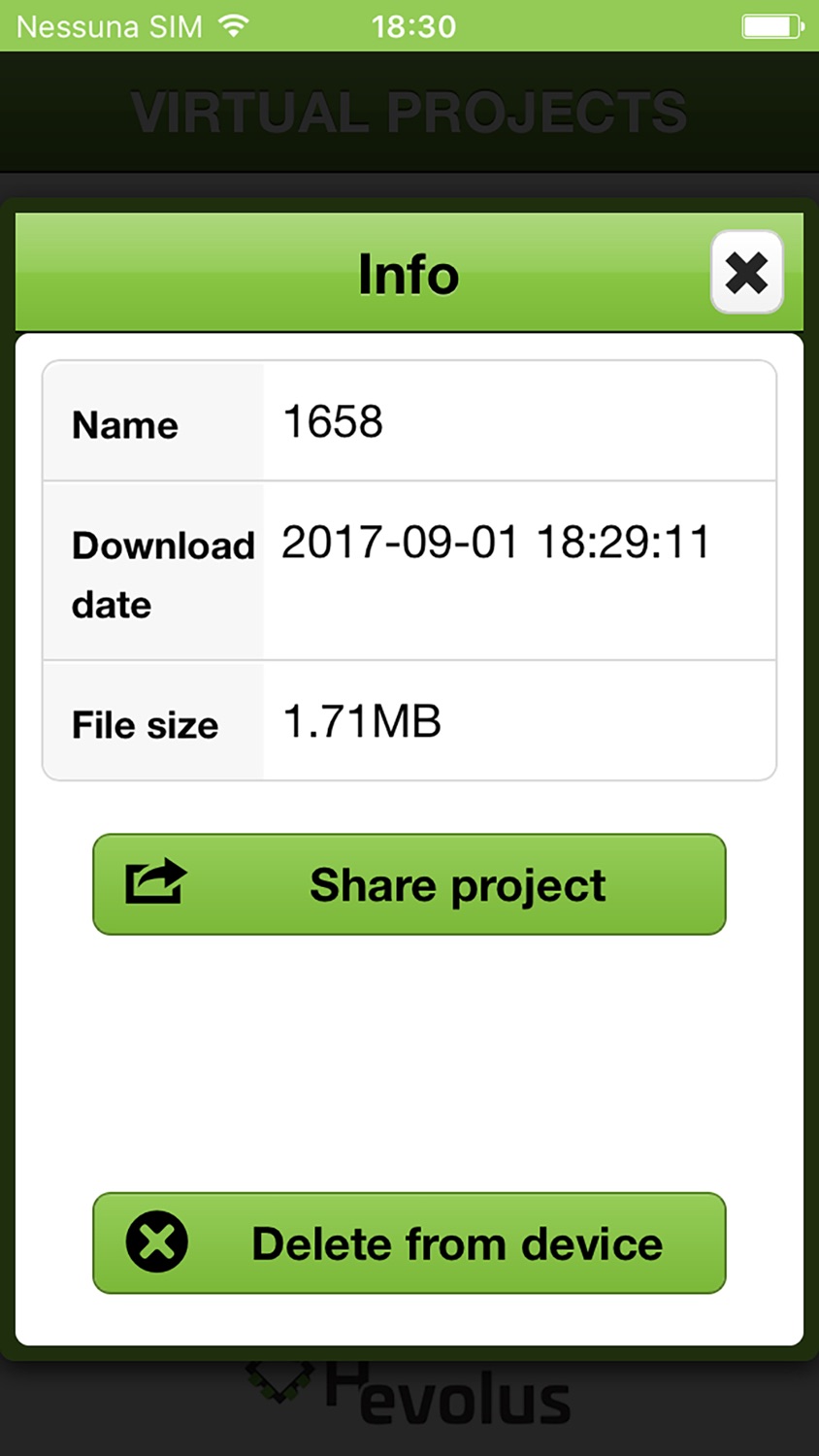 iPhone screenshot