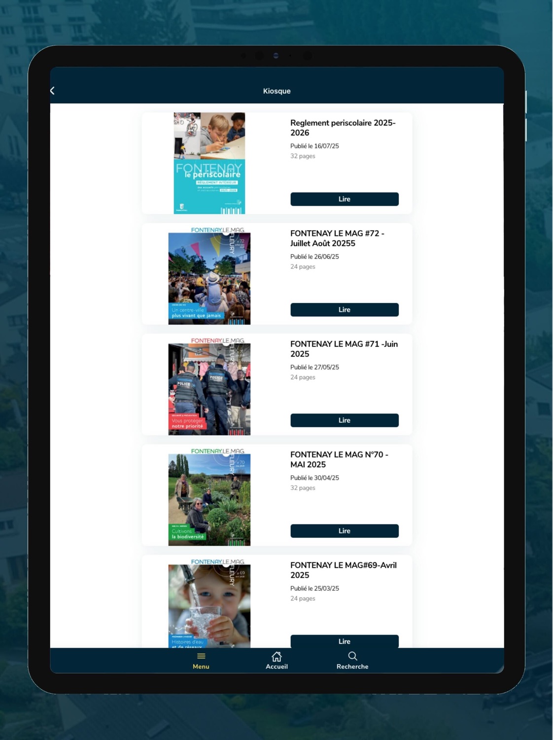 iPad screenshot