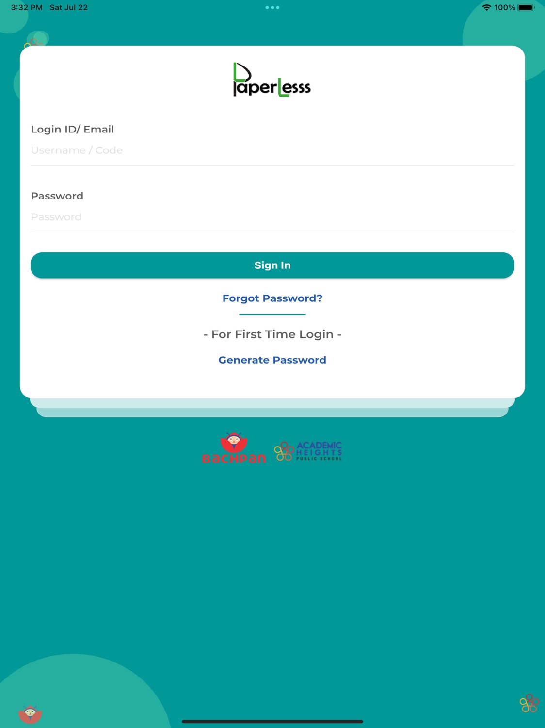 iPad screenshot