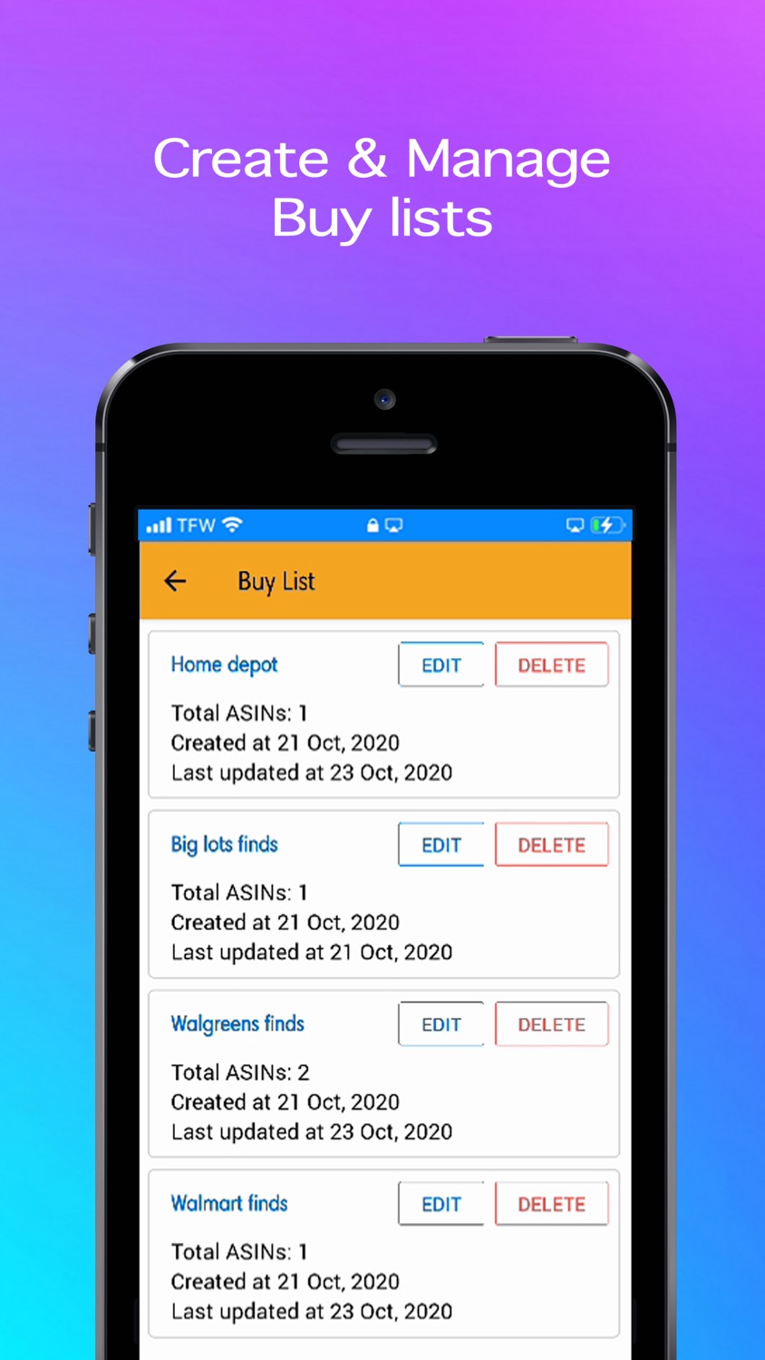 iPhone screenshot