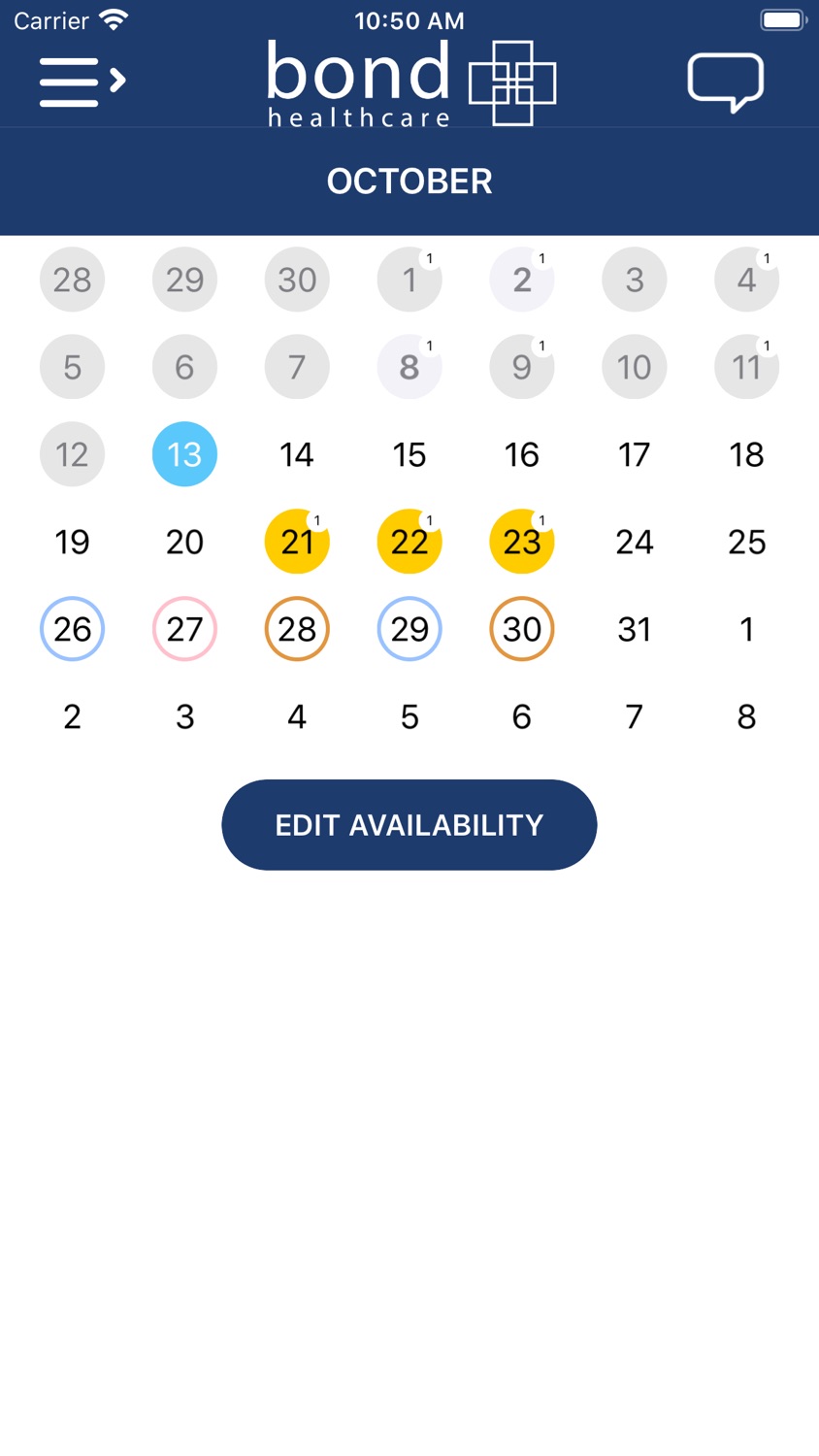 iPhone screenshot