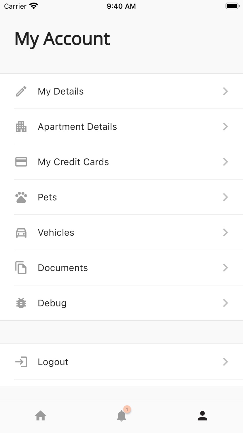 iPhone screenshot