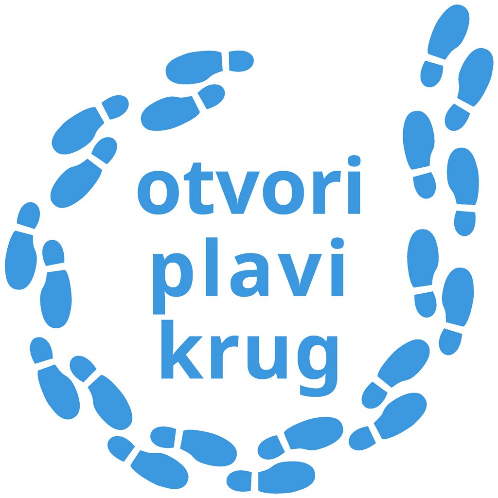 otvori plavi krug icon