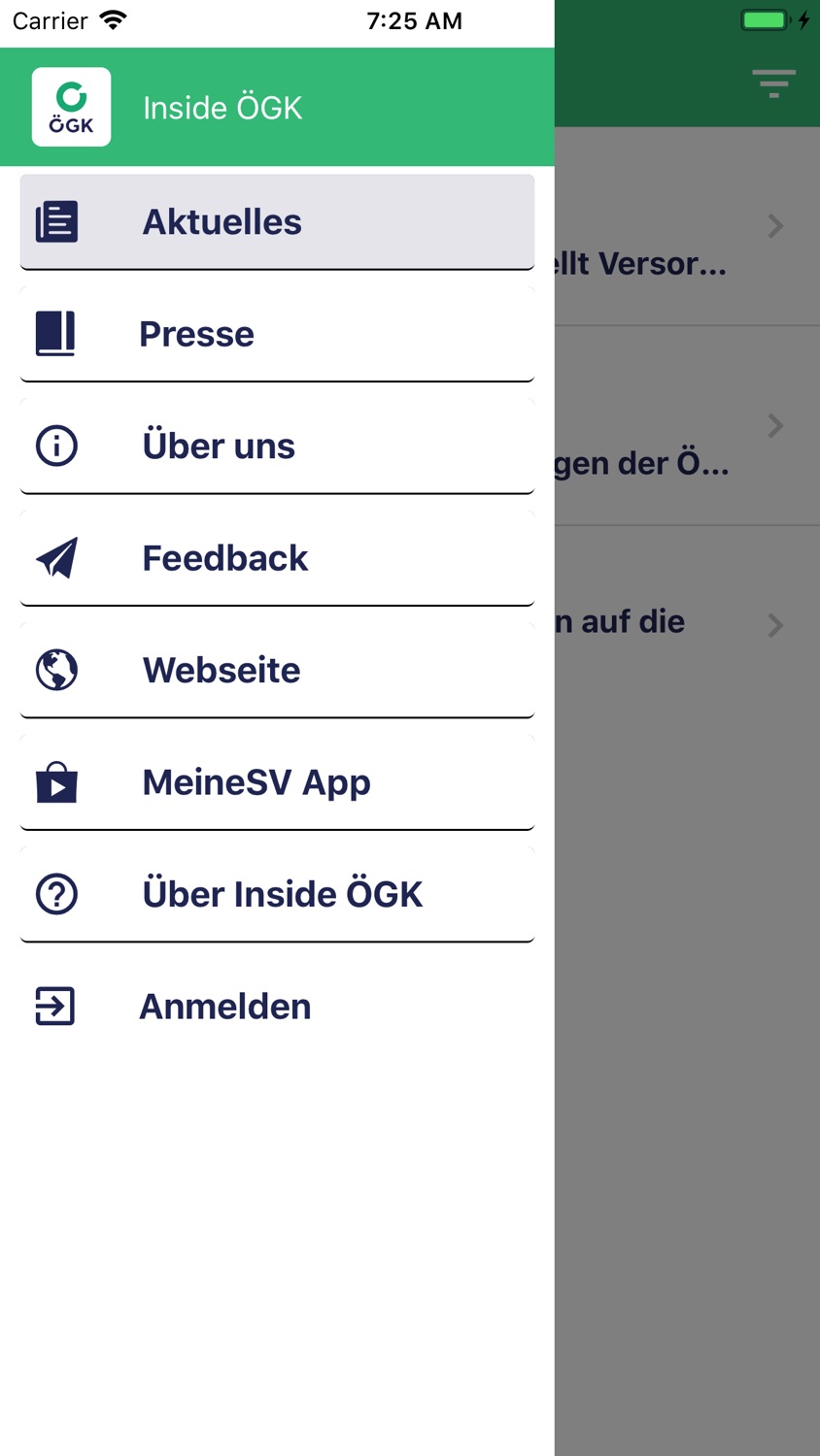 iPhone screenshot