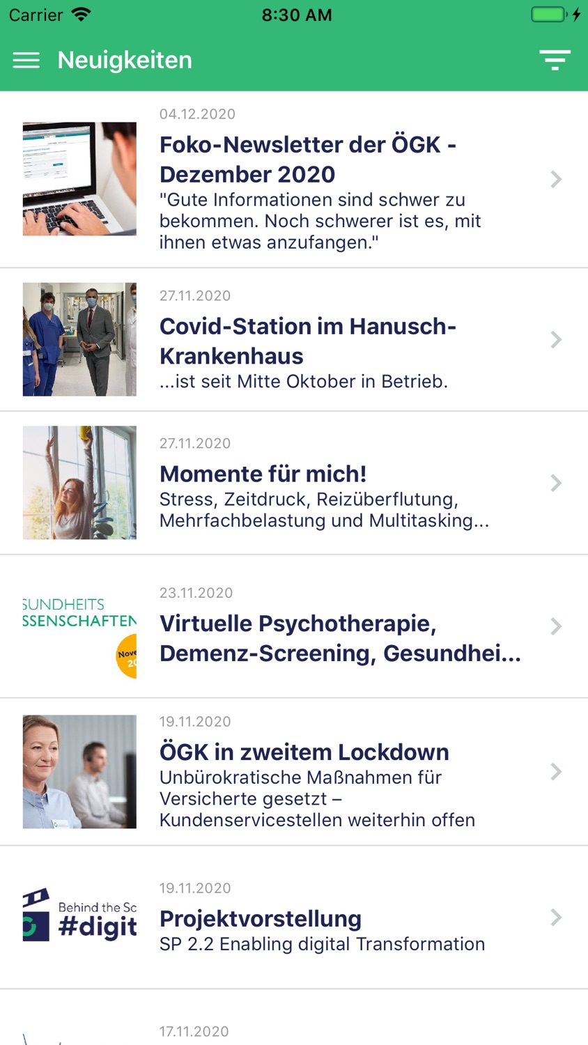 iPhone screenshot