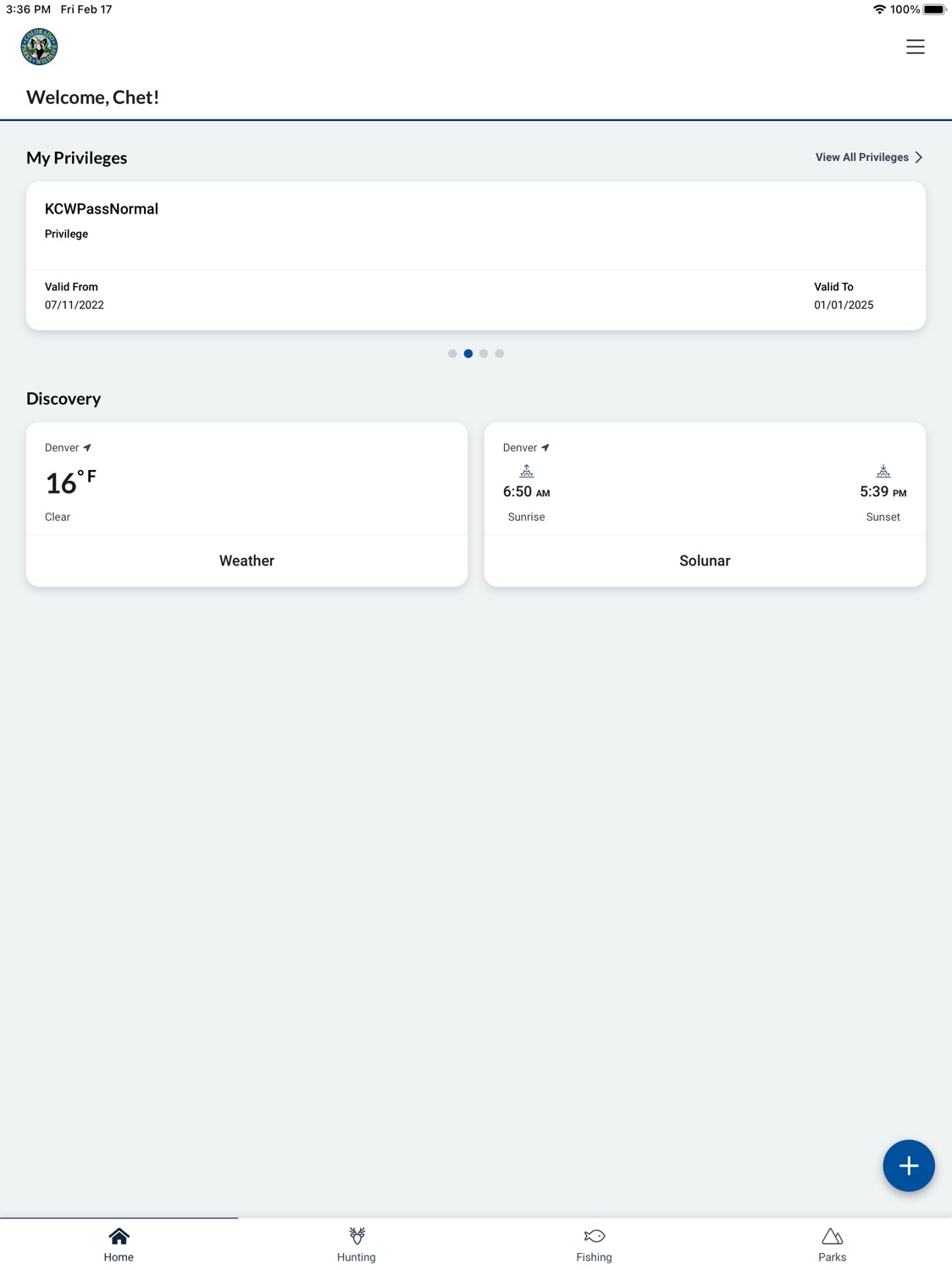 iPad screenshot