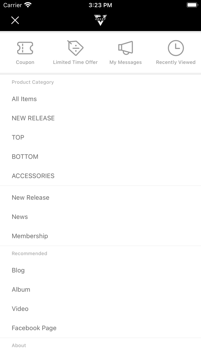 iPhone screenshot