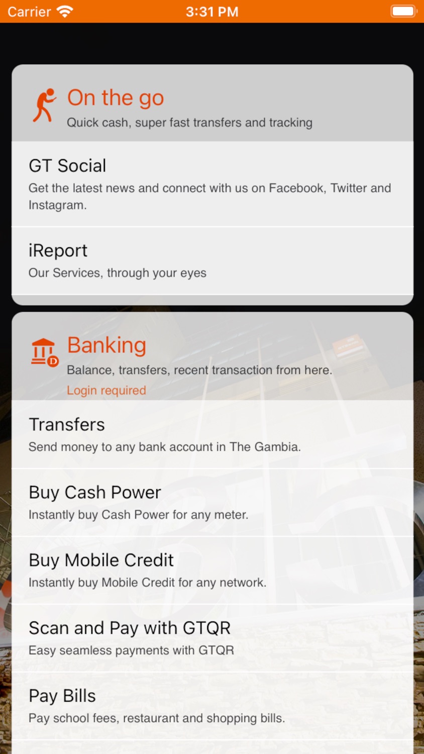 iPhone screenshot
