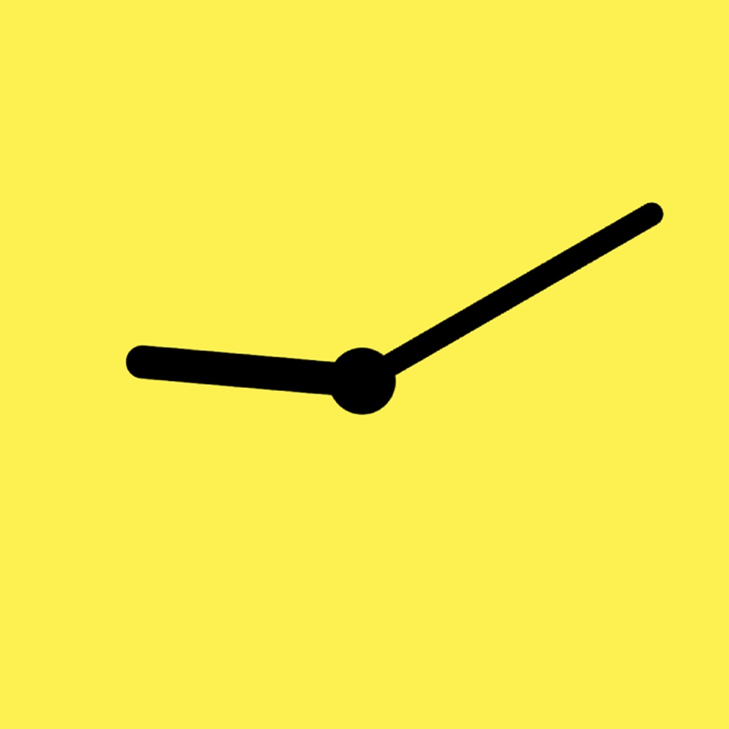 Tick-tack learning clock icon