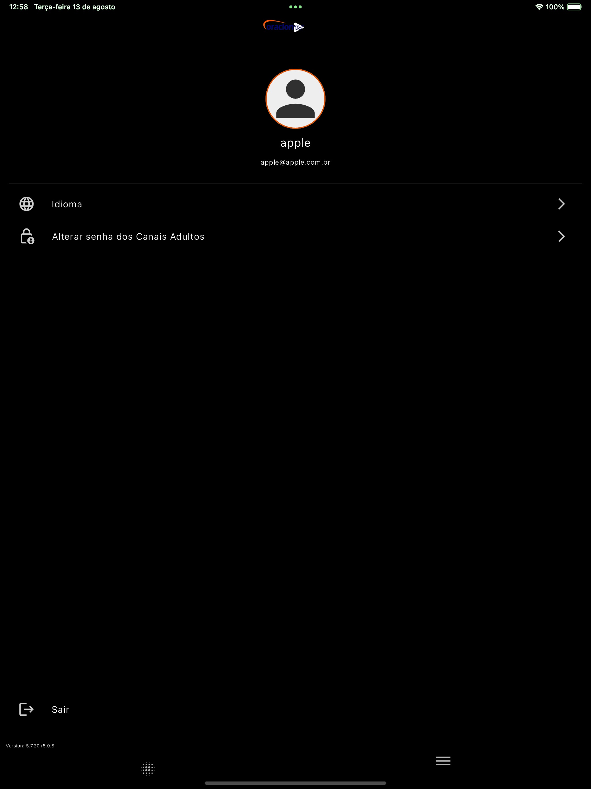 iPad screenshot
