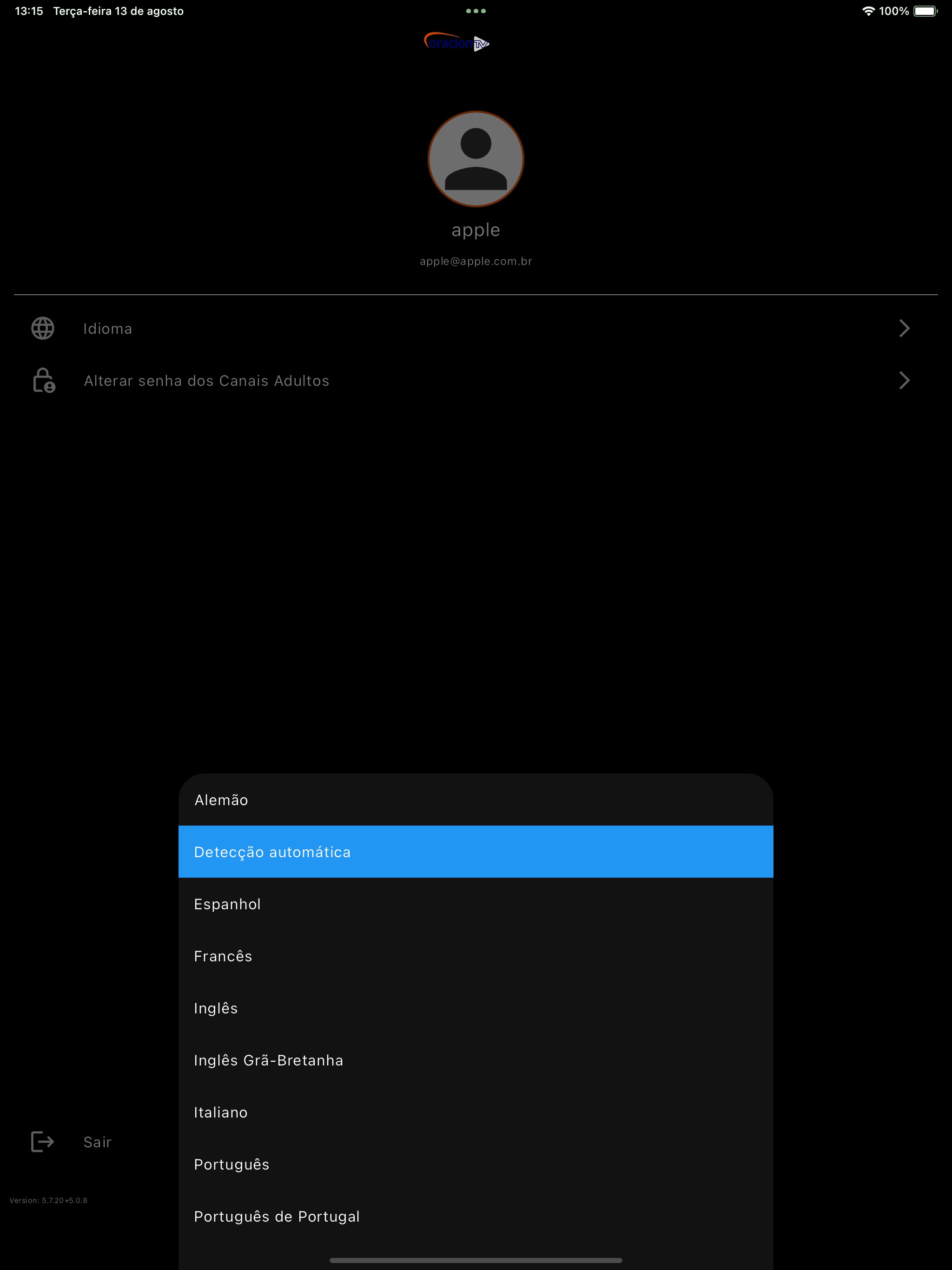 iPad screenshot