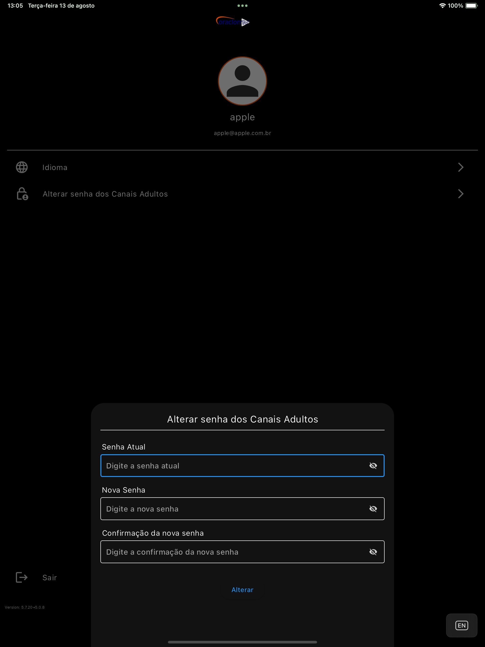 iPad screenshot