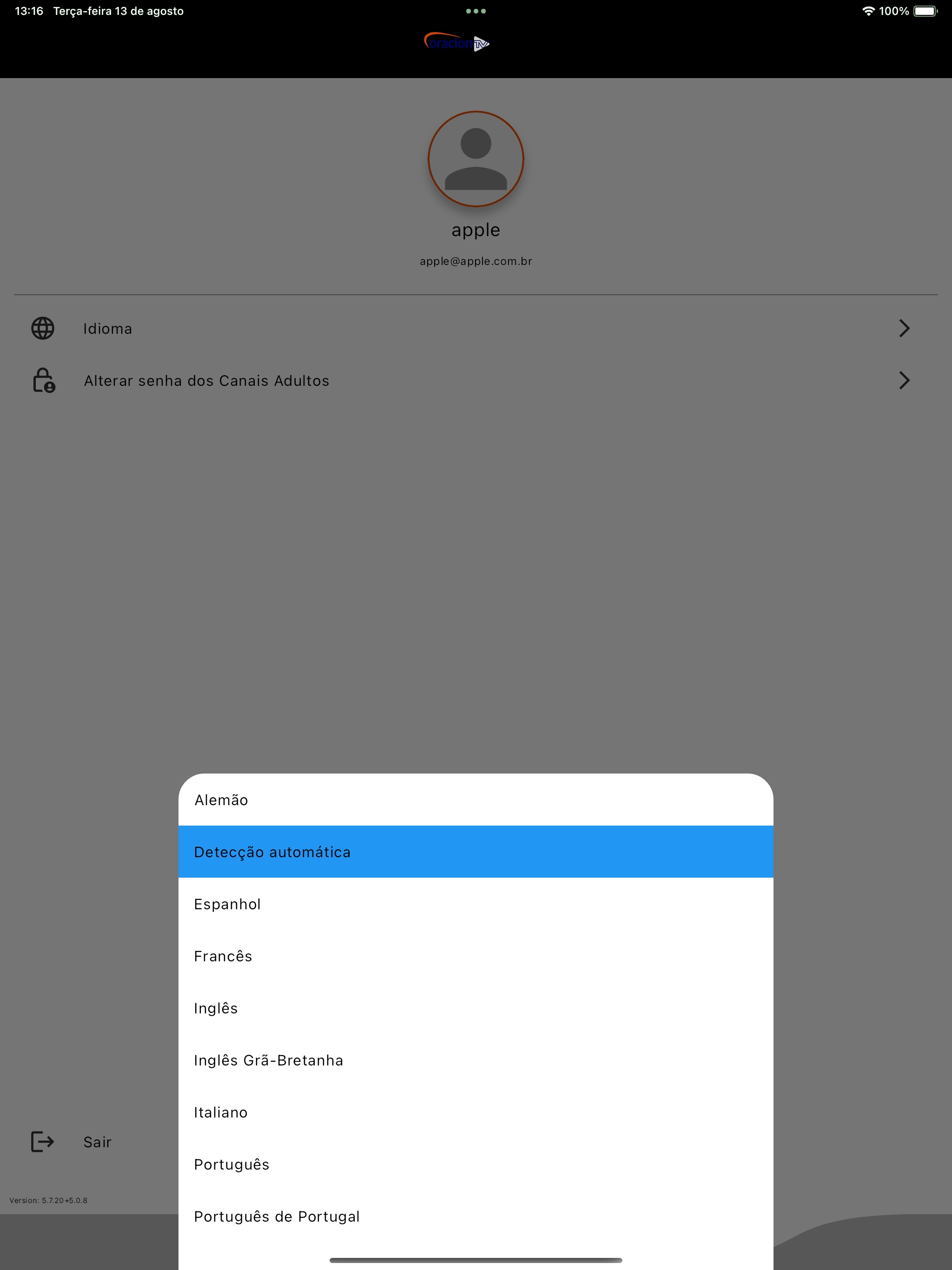 iPad screenshot