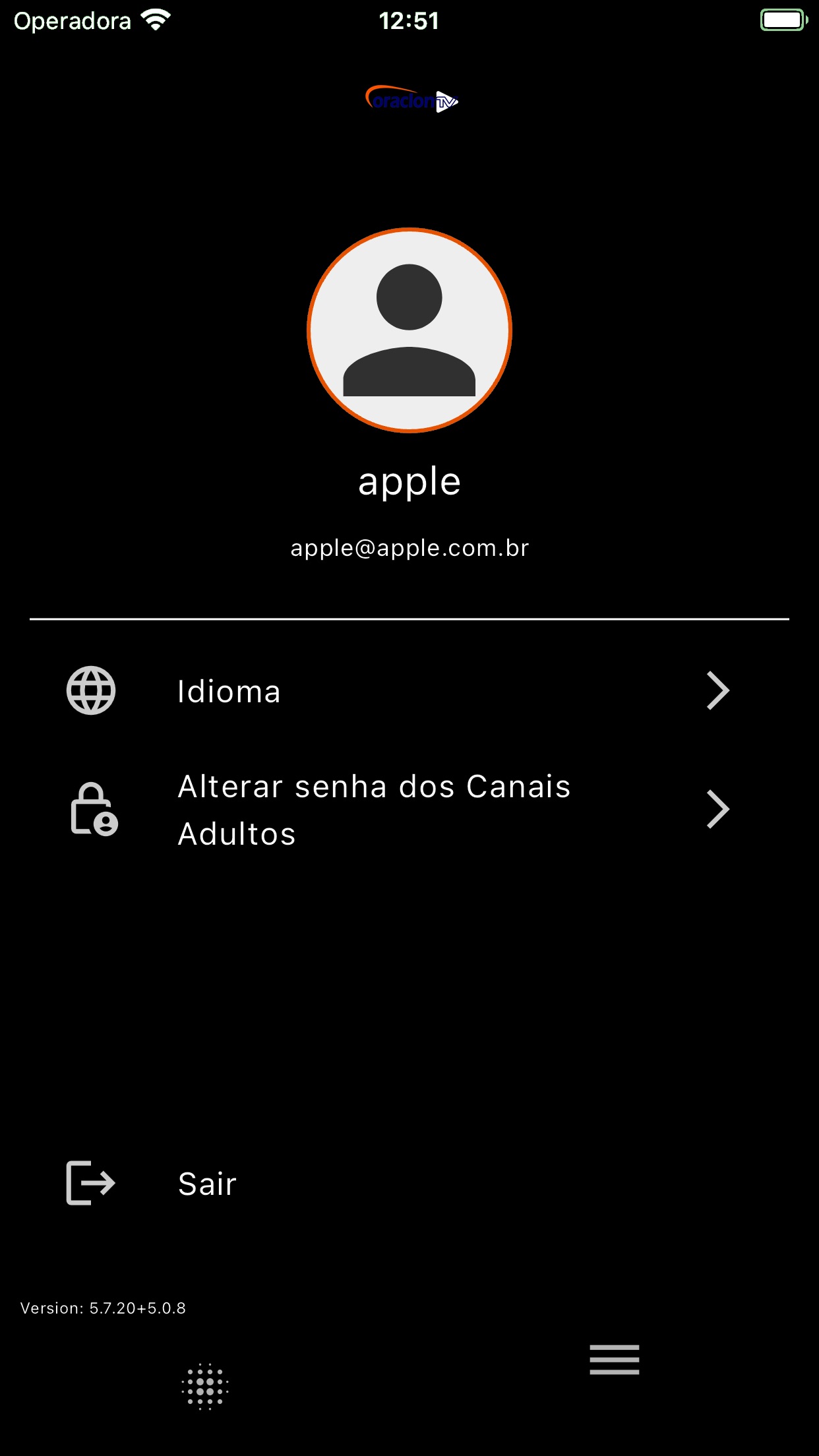 iPhone screenshot