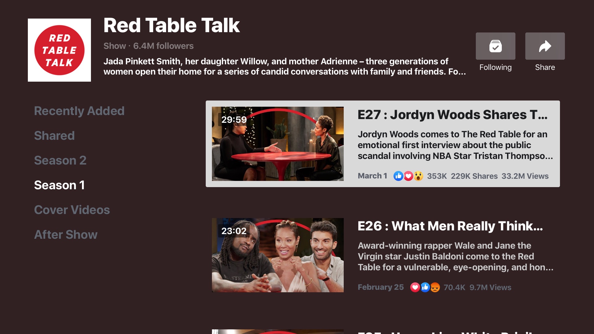Apple TV screenshot