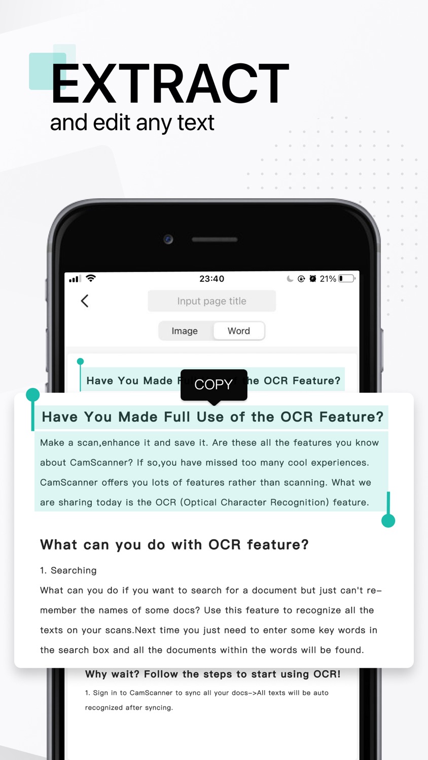 iPhone screenshot