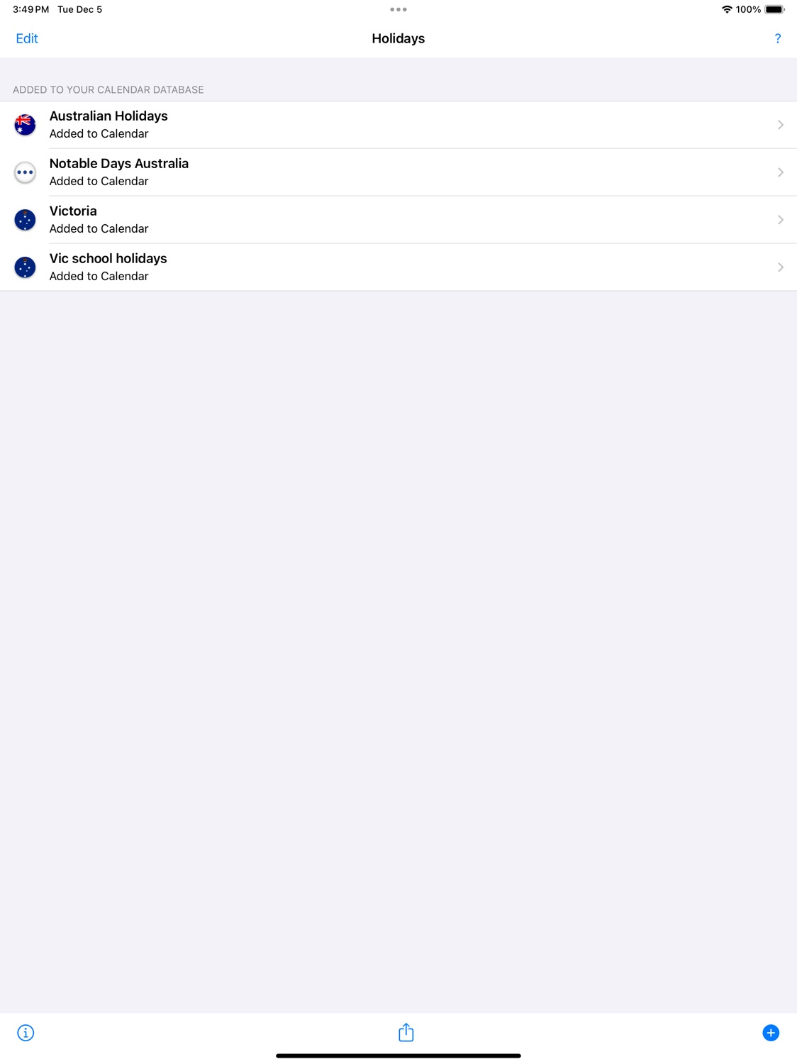 iPad screenshot