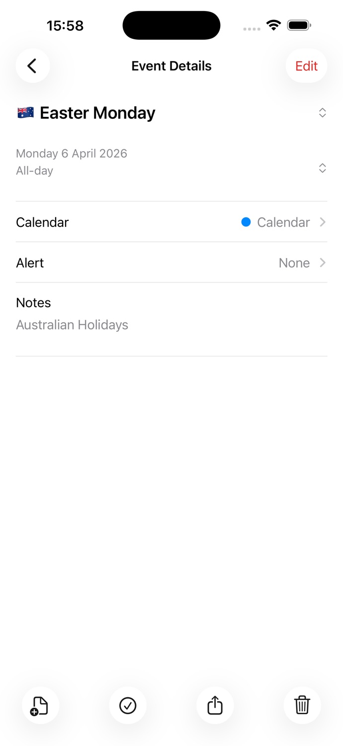 iPhone screenshot