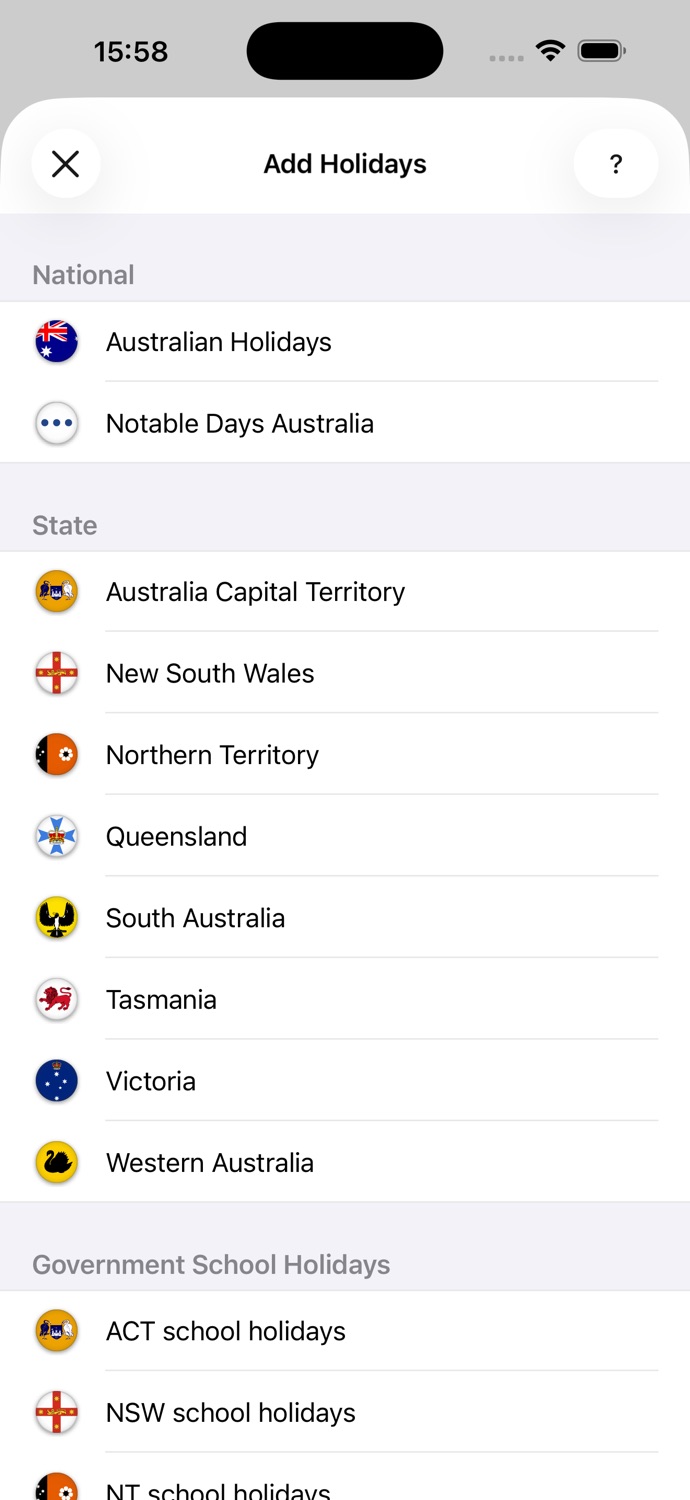 iPhone screenshot