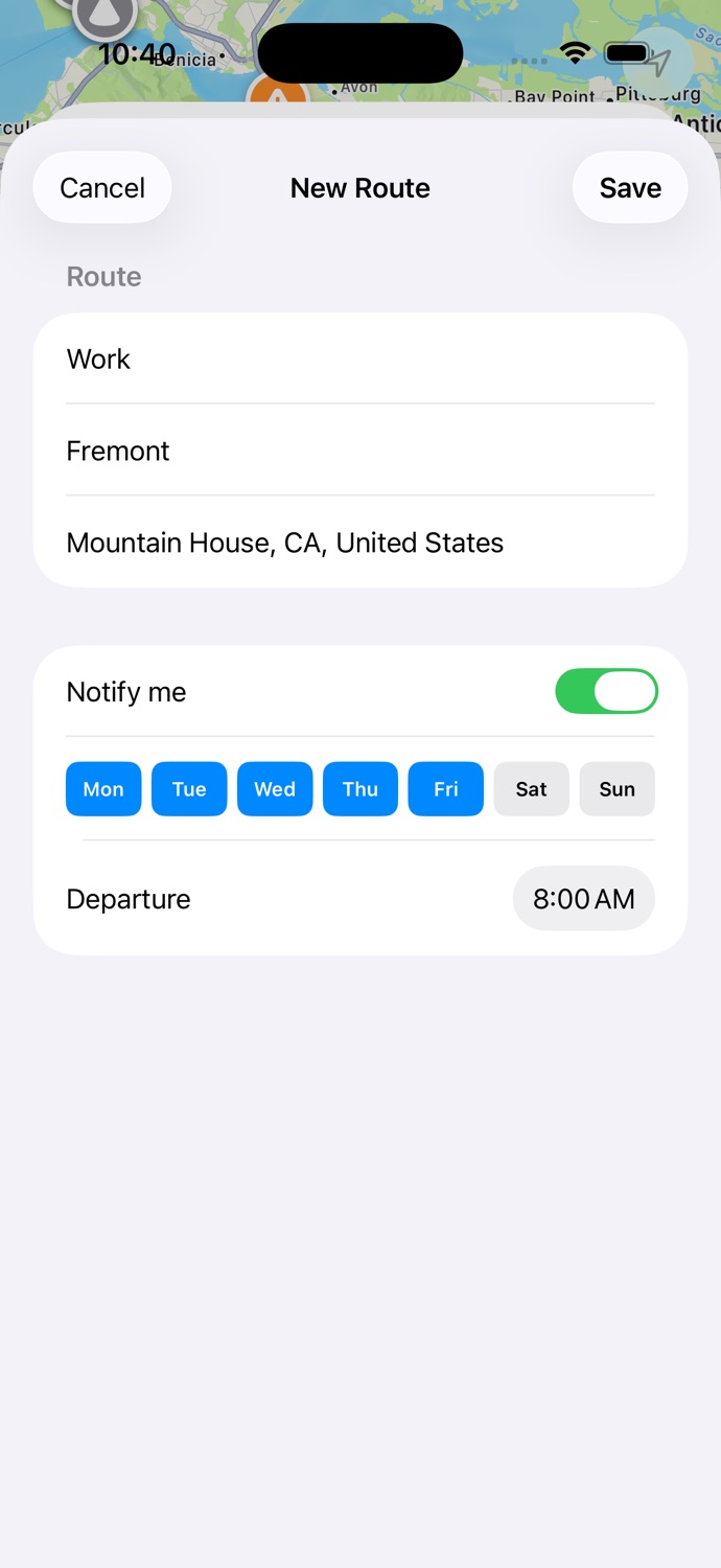 iPhone screenshot