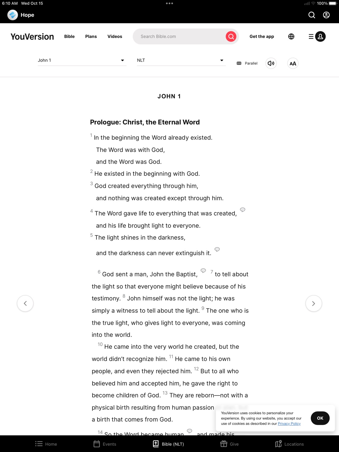 iPad screenshot