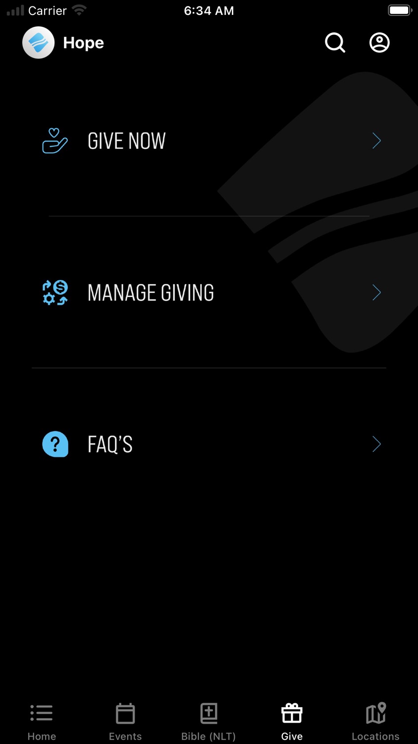 iPhone screenshot