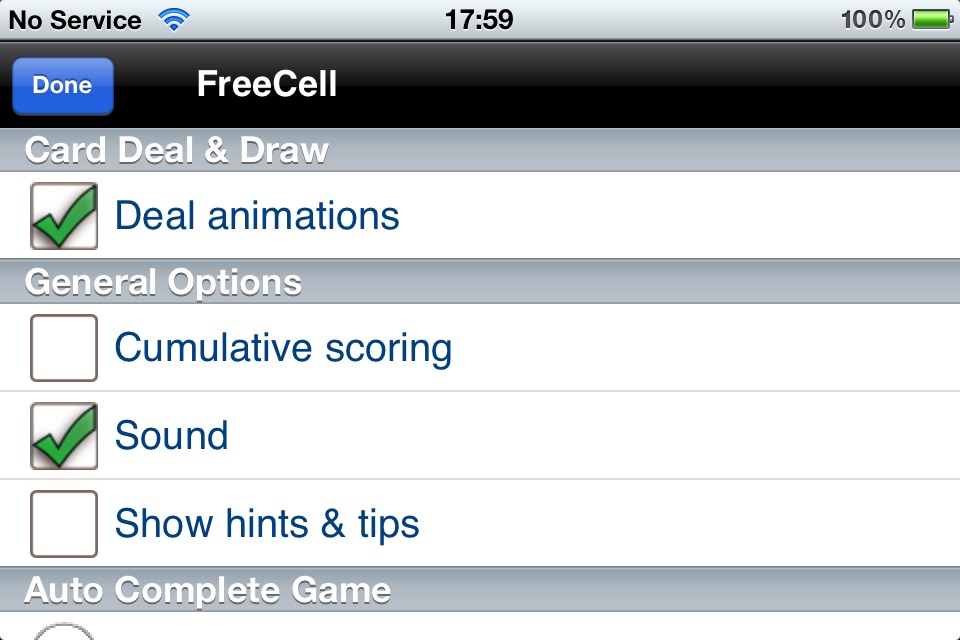 iPhone screenshot