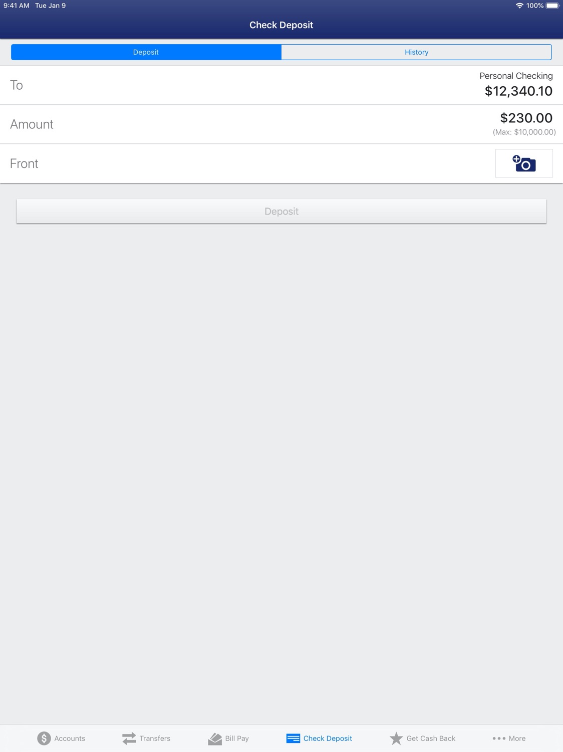 iPad screenshot