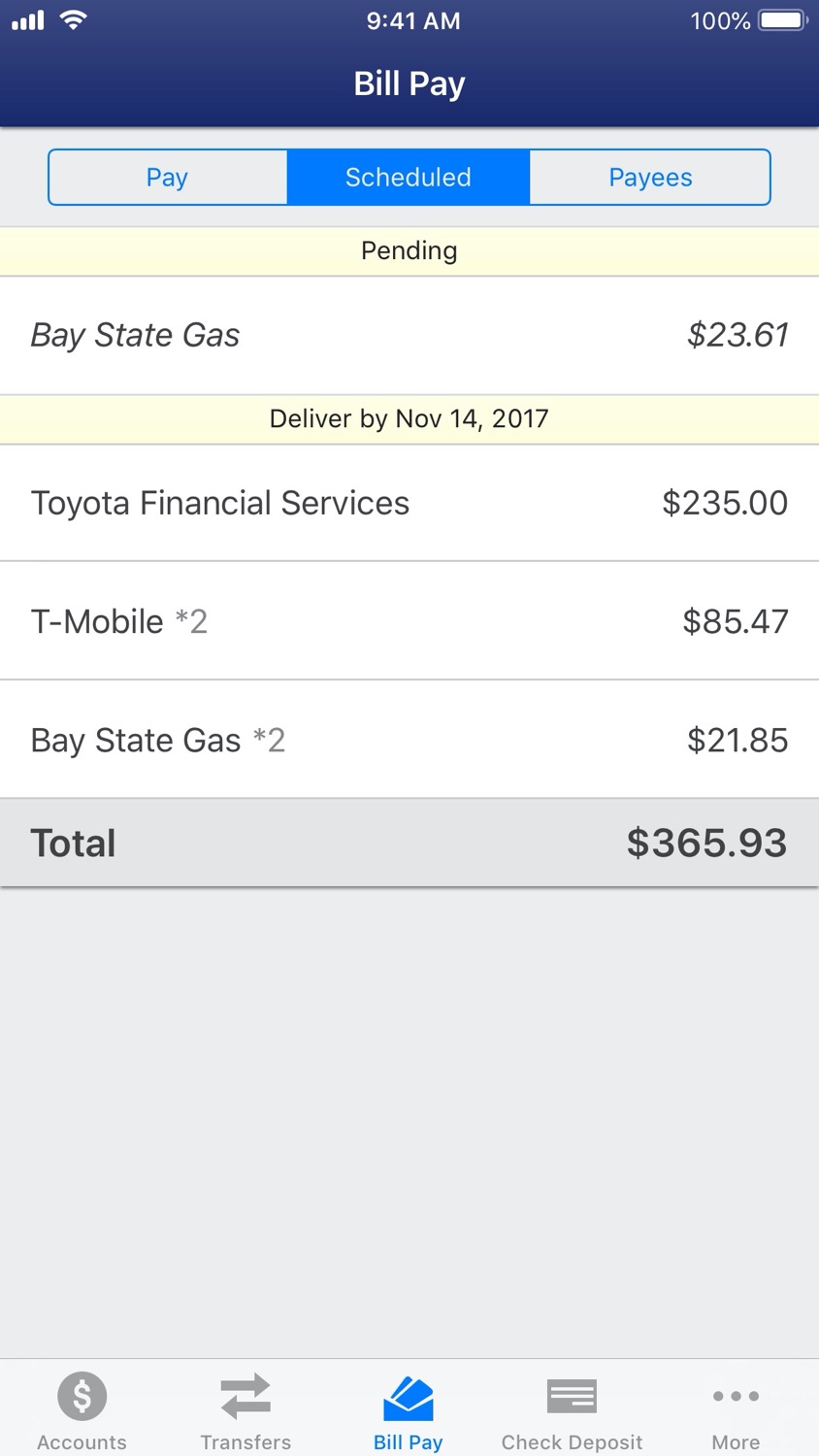 iPhone screenshot