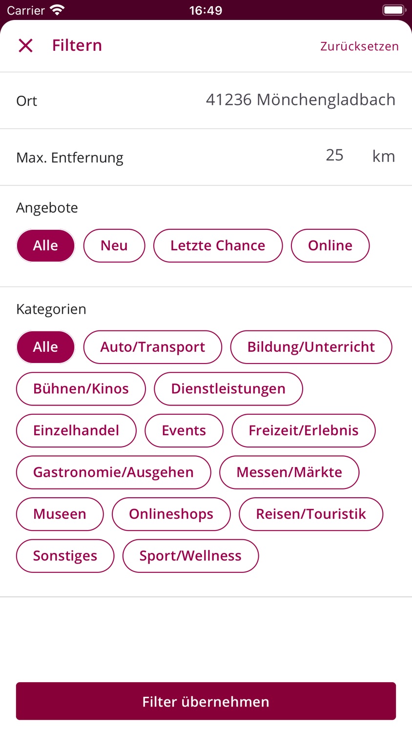 iPhone screenshot
