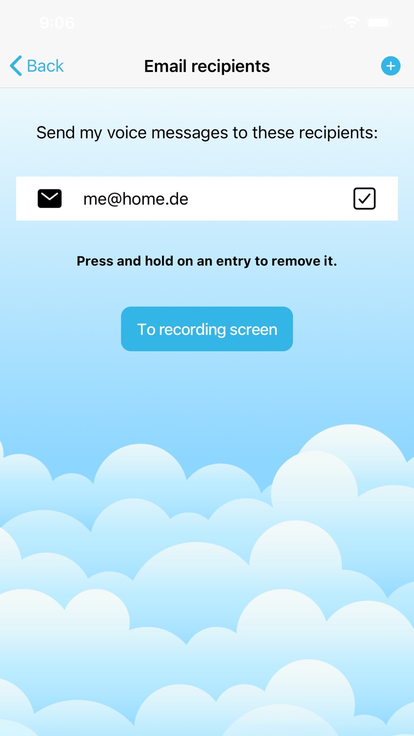 iPhone screenshot