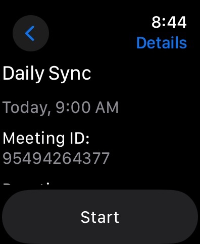 Apple Watch screenshot