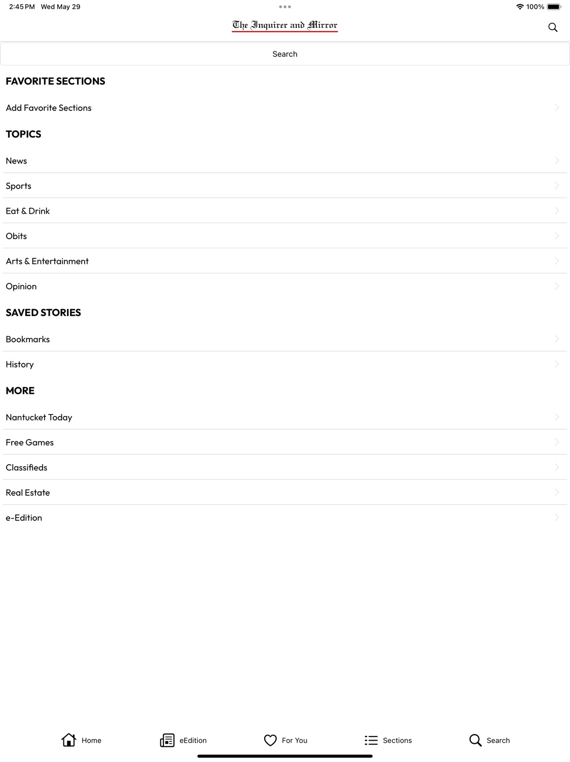 iPad screenshot