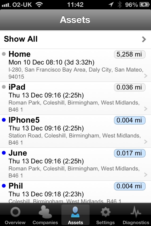 iPhone screenshot