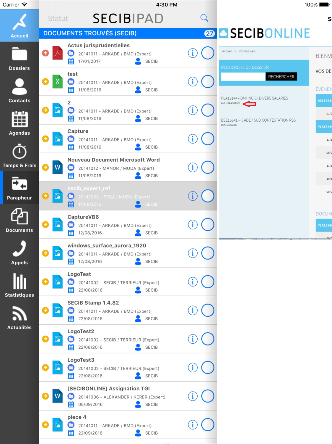 iPad screenshot