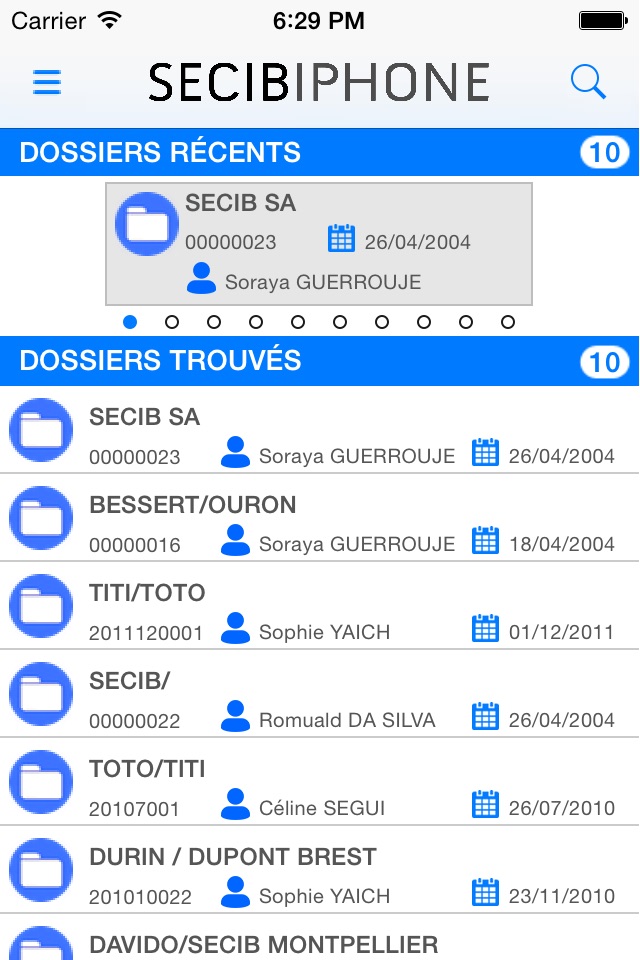 iPhone screenshot