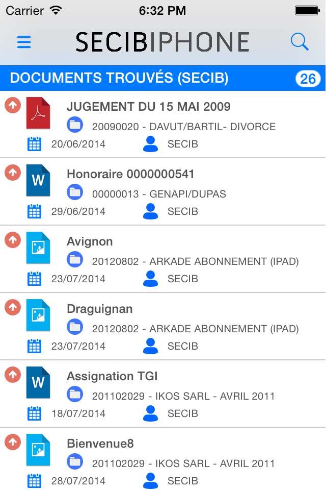iPhone screenshot