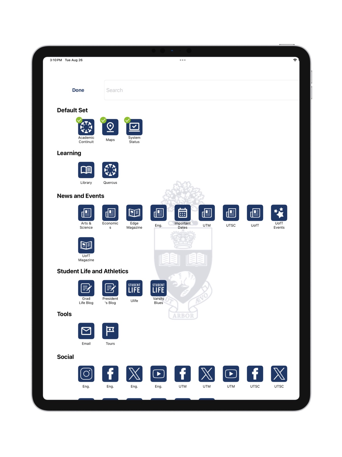 iPad screenshot